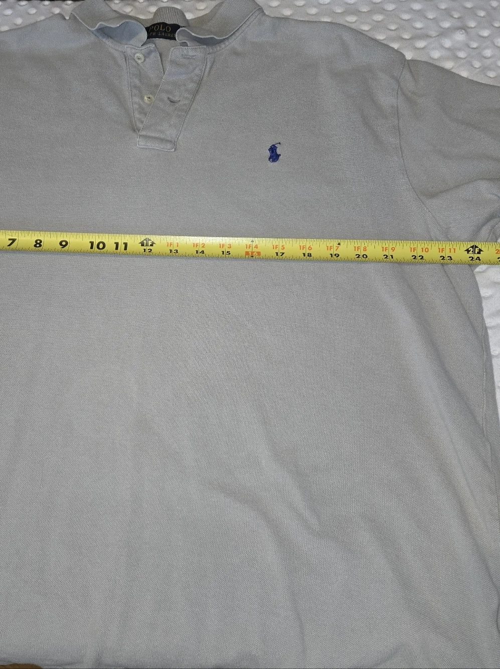 Polo by Ralph Lauren Pale Gray‎ Short-Sleeve Polo with Blue Pony